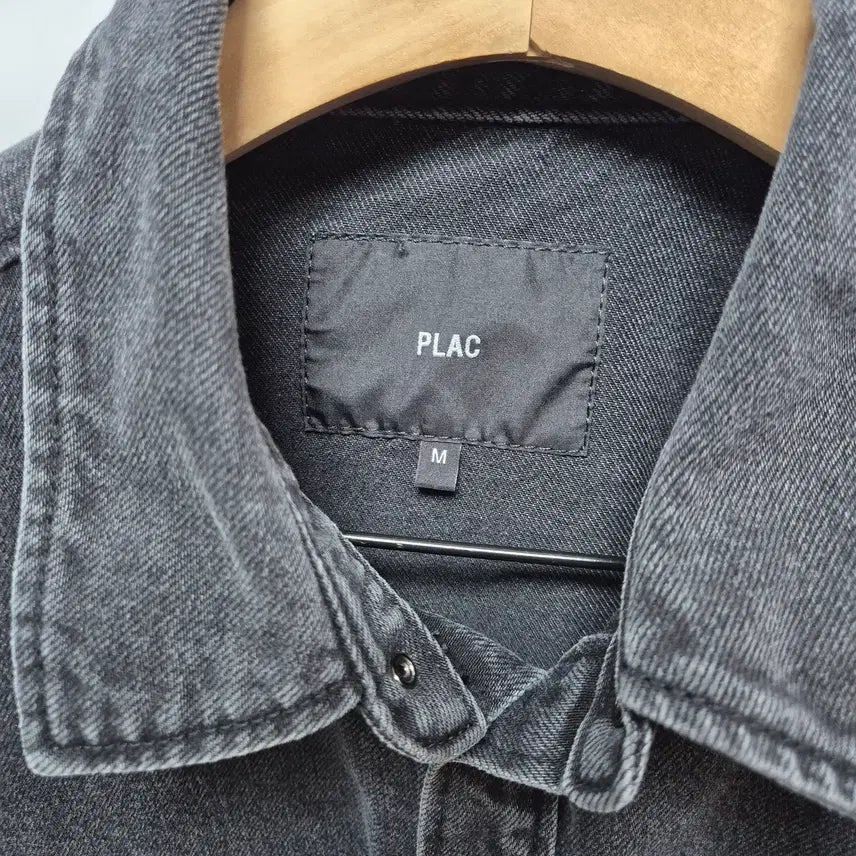 [BUNJANG] PLAK Black Denim Jacket - Size M / (195) 플랙 흑청 데님자켓