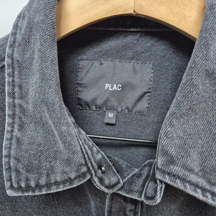 [BUNJANG] PLAK Black Denim Jacket - Size M / (195) 플랙 흑청 데님자켓