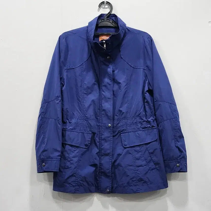 [BUNJANG] Crocodile Blue Windbreaker Parka Jacket (Women&