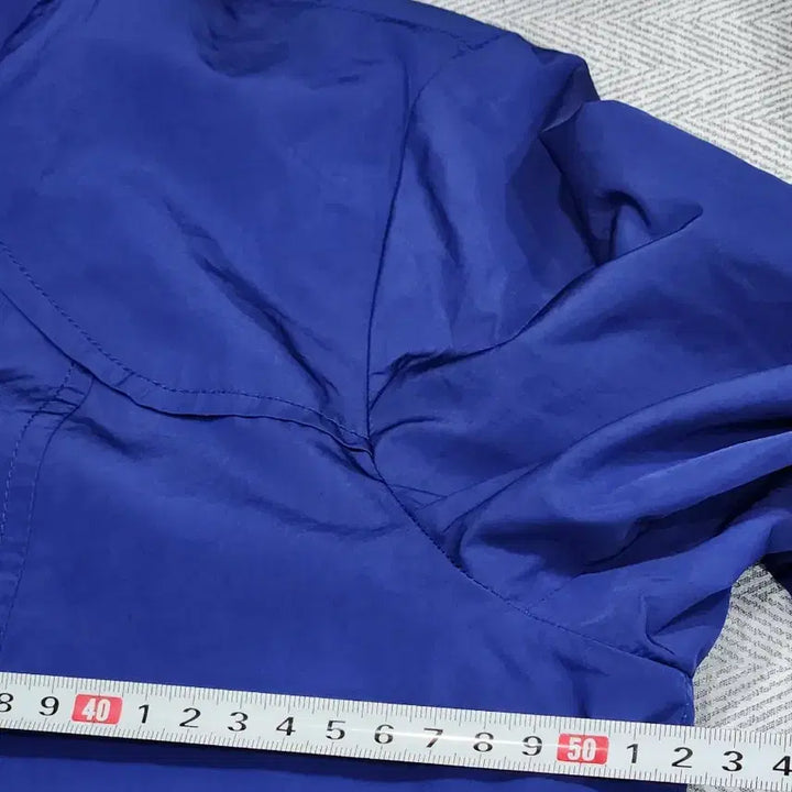 [BUNJANG] Crocodile Blue Windbreaker Parka Jacket (Women&