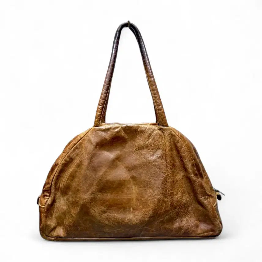 [BUNJANG] Jas M.B. Vintage Leather Bowling Bag / Jas M.B 빈티지가공 레더 볼링백 포터 장인 가죽 추천