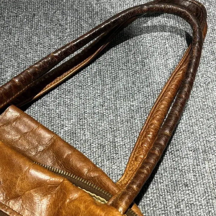 [BUNJANG] Jas M.B. Vintage Leather Bowling Bag / Jas M.B 빈티지가공 레더 볼링백 포터 장인 가죽 추천