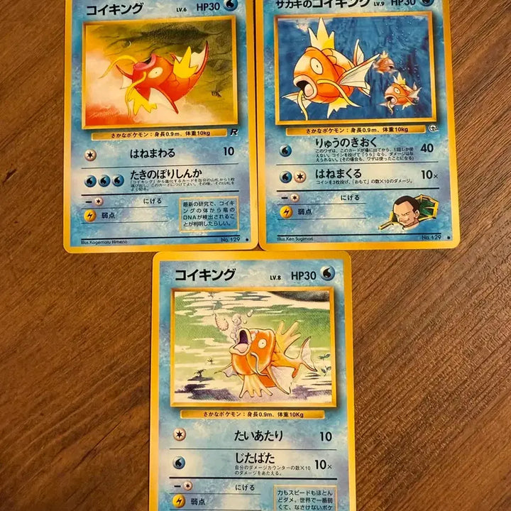 [BUNJANG] Pokemon Gyarados Card Set / 포켓몬카드 초기 잉어킹 세트