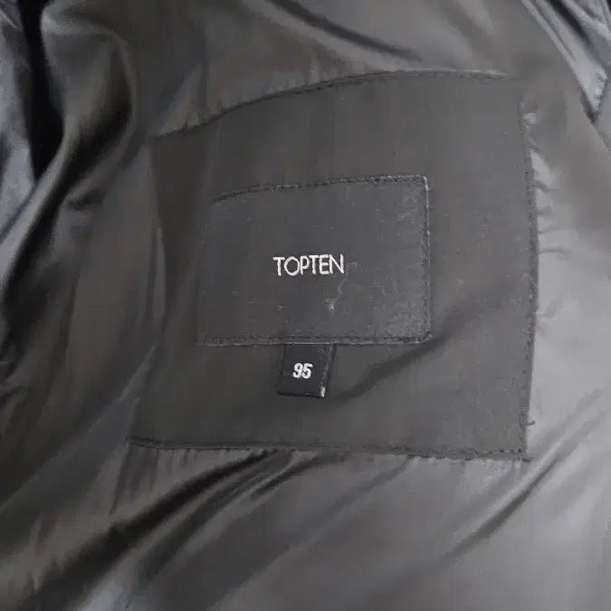 [BUNJANG] Topten Black Short Padded Jumper / 탑텐 블랙 숏패딩 점퍼
