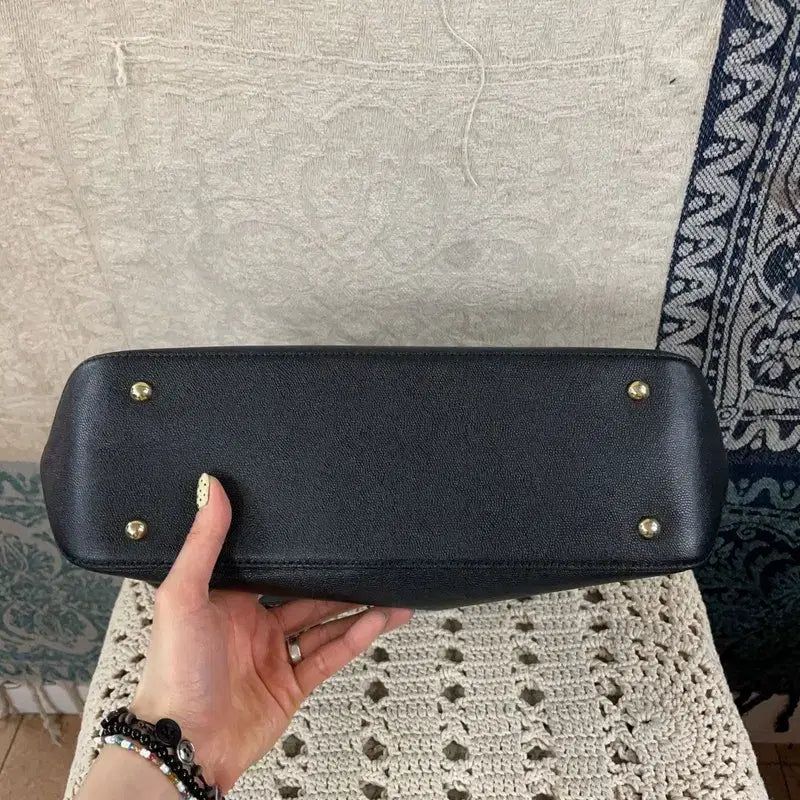 [BUNJANG] J.ESTINA Gold Crown Tote Crossbody Bag / [F] 제이에스티나 금장 왕관 토트백 크로스백 가방