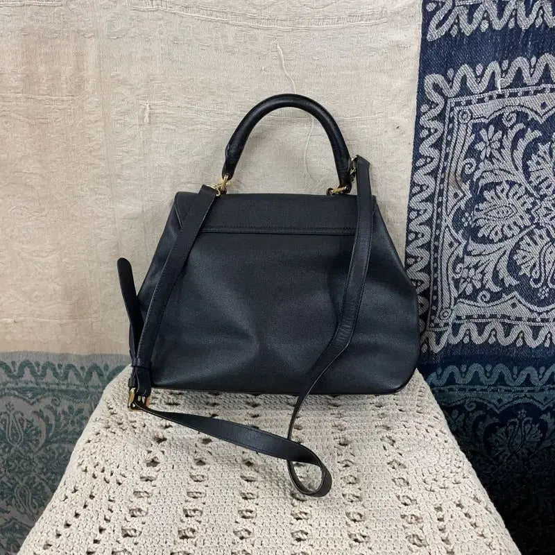 [BUNJANG] J.ESTINA Gold Crown Tote Crossbody Bag / [F] 제이에스티나 금장 왕관 토트백 크로스백 가방