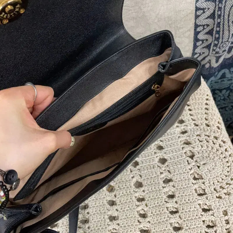 [BUNJANG] J.ESTINA Gold Crown Tote Crossbody Bag / [F] 제이에스티나 금장 왕관 토트백 크로스백 가방