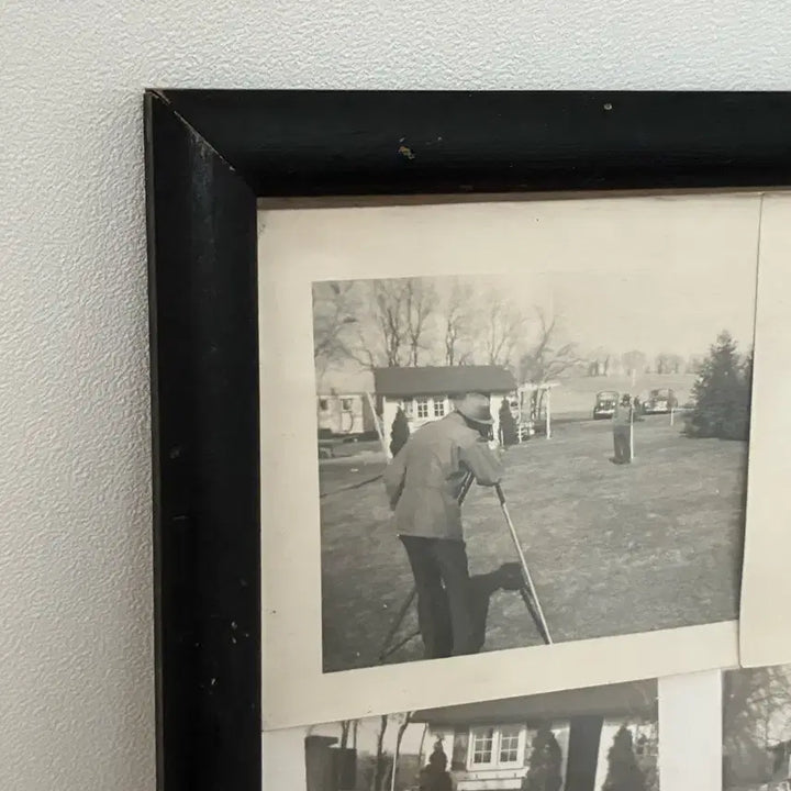 [BUNJANG] Vintage Black and White Photo Black Frame / 빈티지 흑백 사진 블랙 프레임 액자