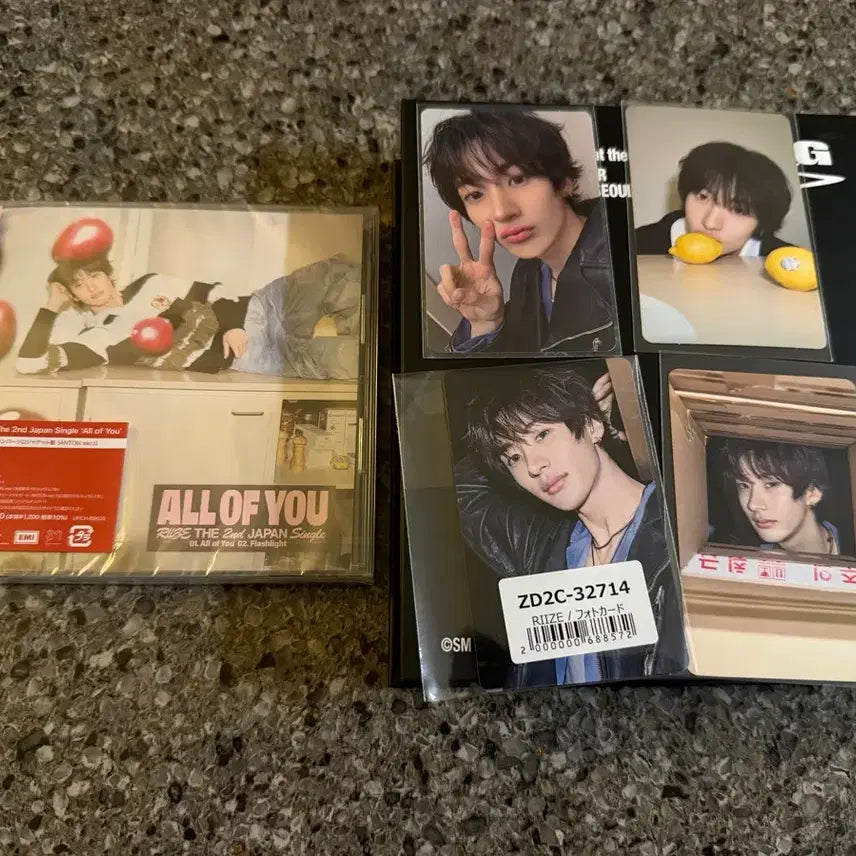 [BUNJANG] RIIZE Anton All Of You Album Bundle / 라이즈 앤톤 올옵유 미개봉 앨범+포카4장+음반사스티커2장