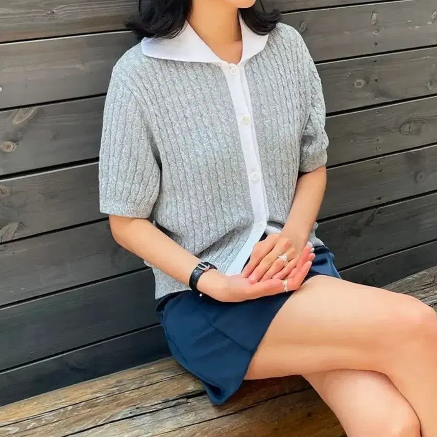 [BUNJANG] OSTCACA Linen Blend Cardigan / OSTCACA 오스트카카  가디건