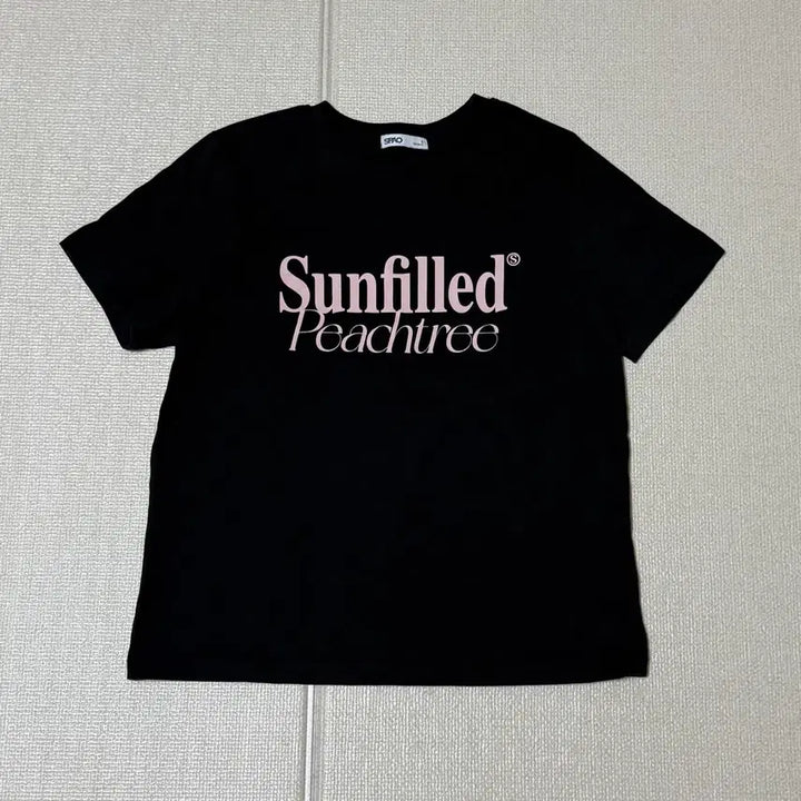 [BUNJANG] Spao Short Sleeve T-shirt (Black, S) / 스파오 반팔티, 블랙, S