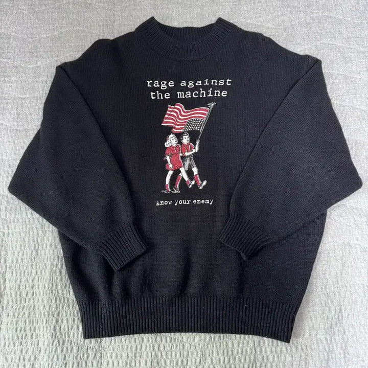 [BUNJANG] Rage Against The Machine Vintage Knit Sweater / Vtg JPN rage against the machine 스웨터 니트