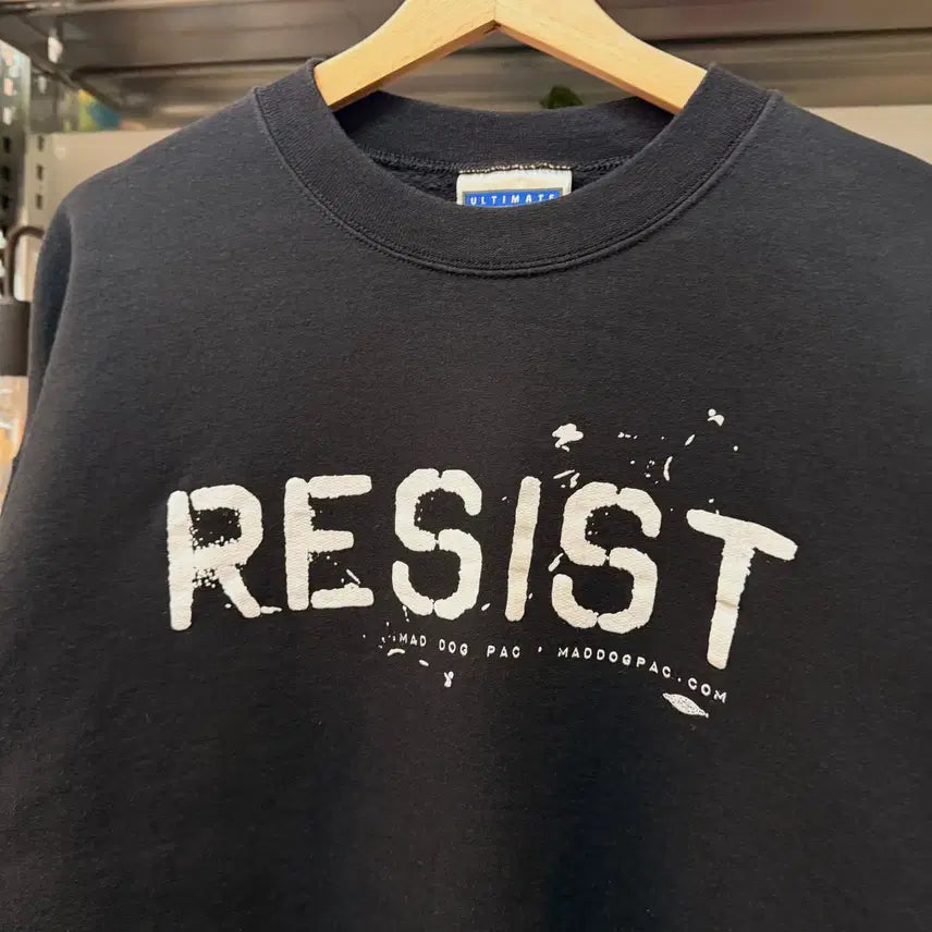 [BUNJANG] Hanes Resist T-shirt / 00S 헤인즈 RESIST 저항 운동 L