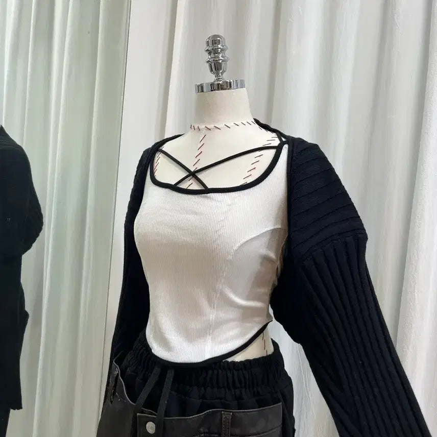 [BUNJANG] Bolero Cardigan / 골지가디건 볼레로가디건 봄가디건 간절기가디건 크롭가디건 여름가디건