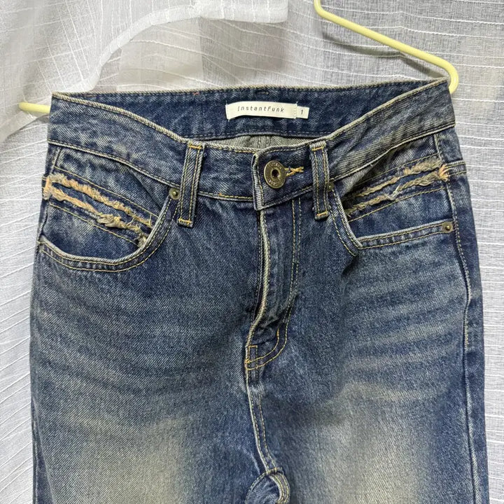[BUNJANG] InstantFunk Vintage Washed Bootcut Denim Jeans / 인스턴트펑크 빈티지 워싱 부츠컷 청바지 데님팬츠