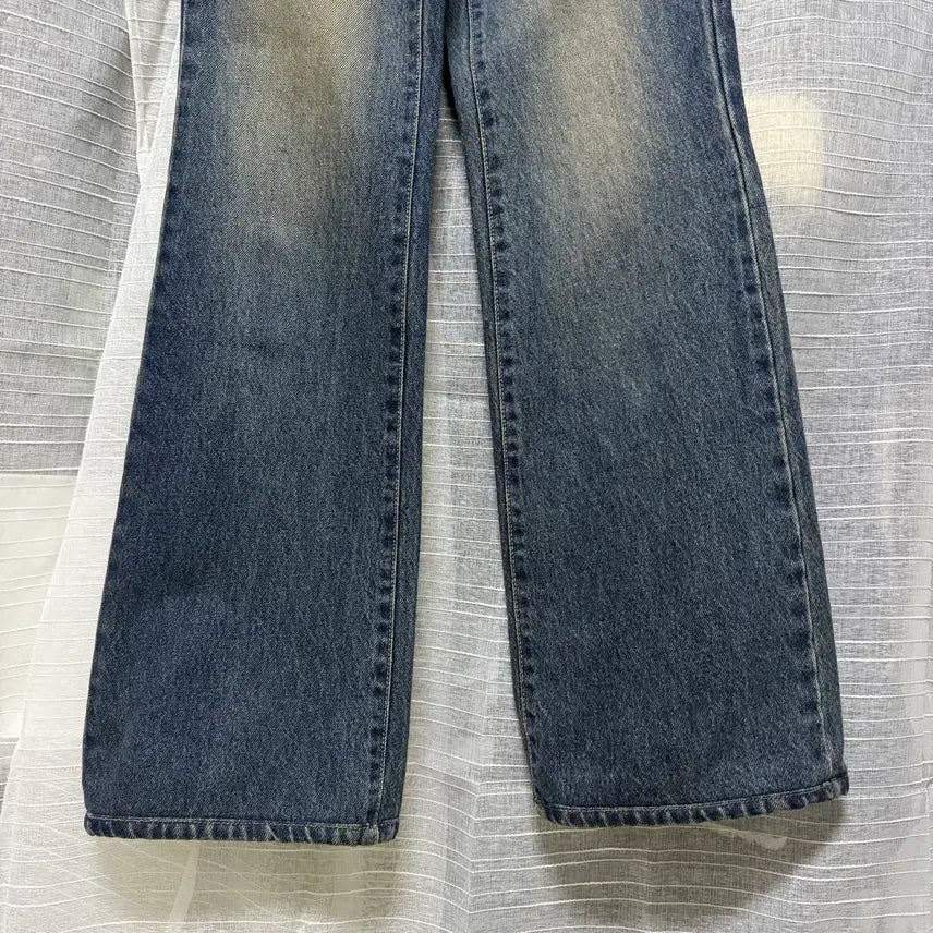 [BUNJANG] InstantFunk Vintage Washed Bootcut Denim Jeans / 인스턴트펑크 빈티지 워싱 부츠컷 청바지 데님팬츠