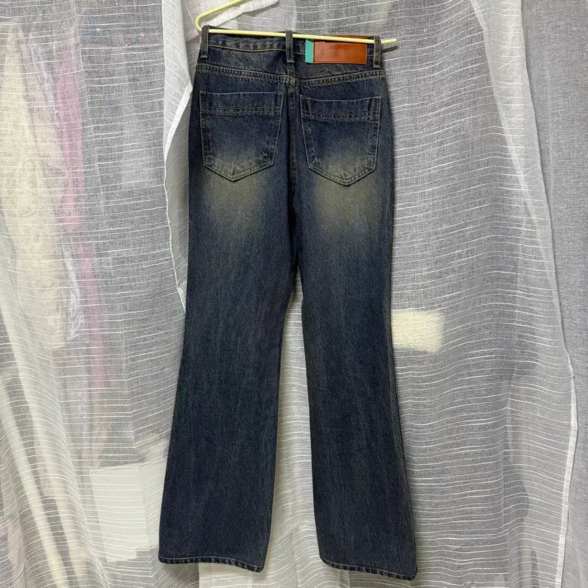 [BUNJANG] InstantFunk Vintage Washed Bootcut Denim Jeans / 인스턴트펑크 빈티지 워싱 부츠컷 청바지 데님팬츠