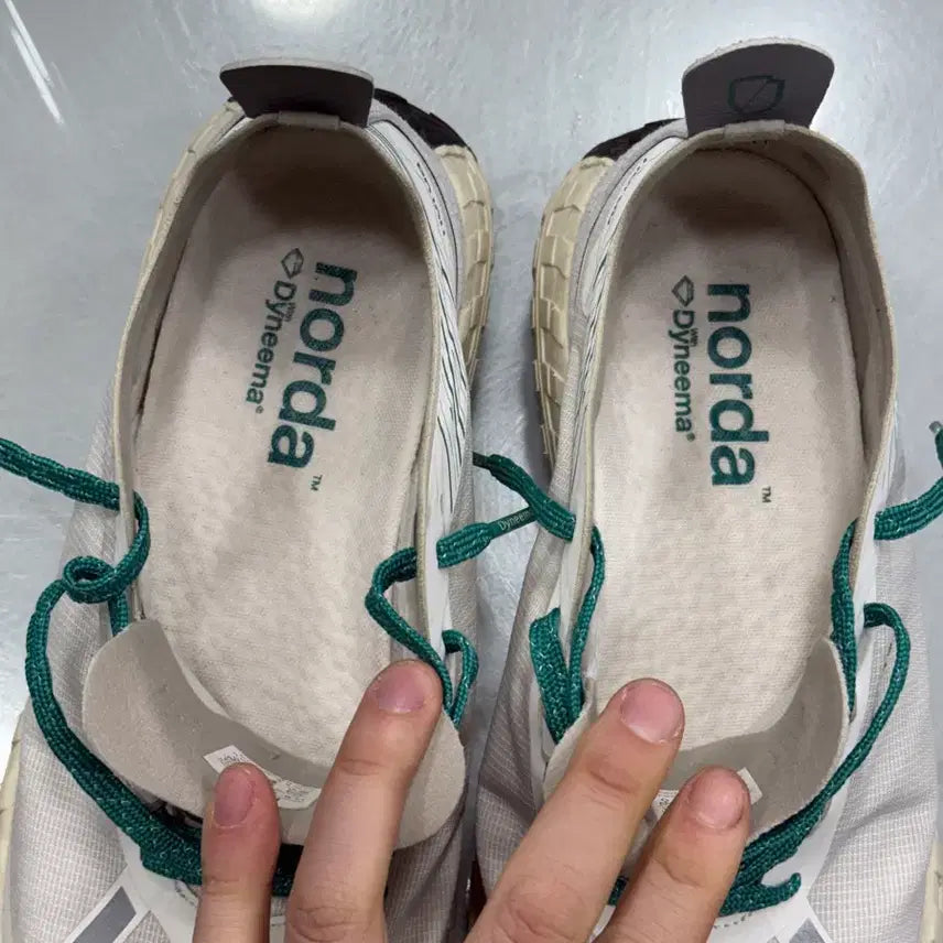[BUNJANG] Norda 001 White Forest Sneakers / [280] norda 001 화이트 포레스트