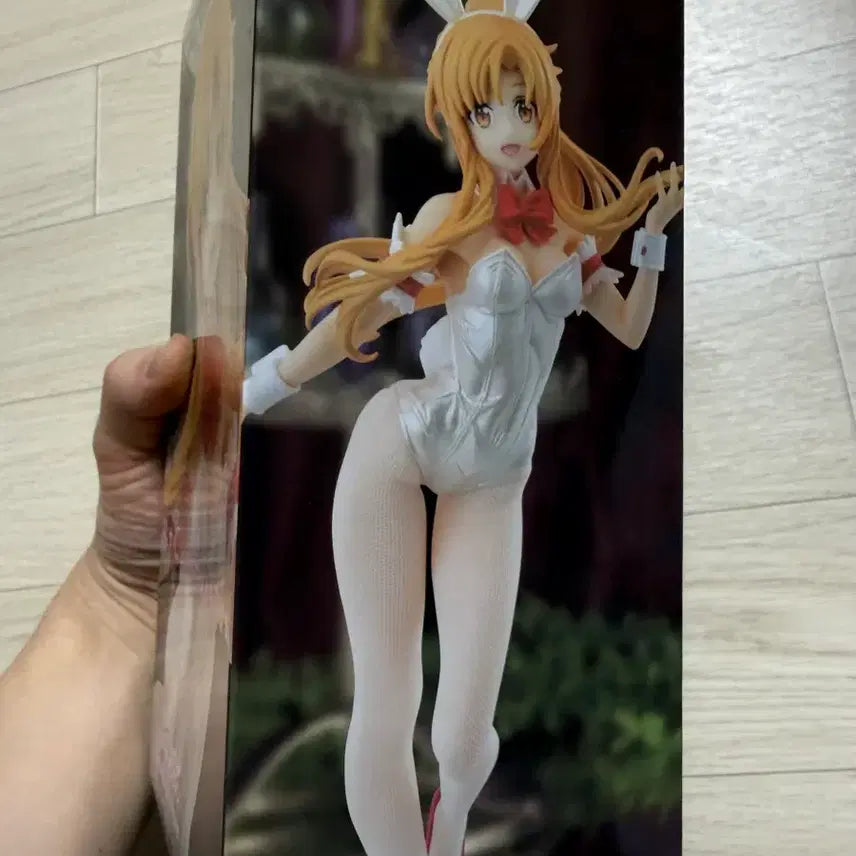 [BUNJANG] FuRyu Asuna Bunny Girl Figure White Version / FuRyu 소드아트온라인 아스나 바니걸 피규어 화이트 버전 미개봉