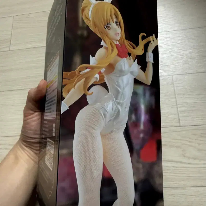 [BUNJANG] FuRyu Asuna Bunny Girl Figure White Version / FuRyu 소드아트온라인 아스나 바니걸 피규어 화이트 버전 미개봉
