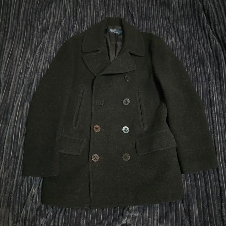 [BUNJANG] Polo Academy Wool Peacoat Black L / 폴로 울100 아카데미 피코트 블랙 L(105)