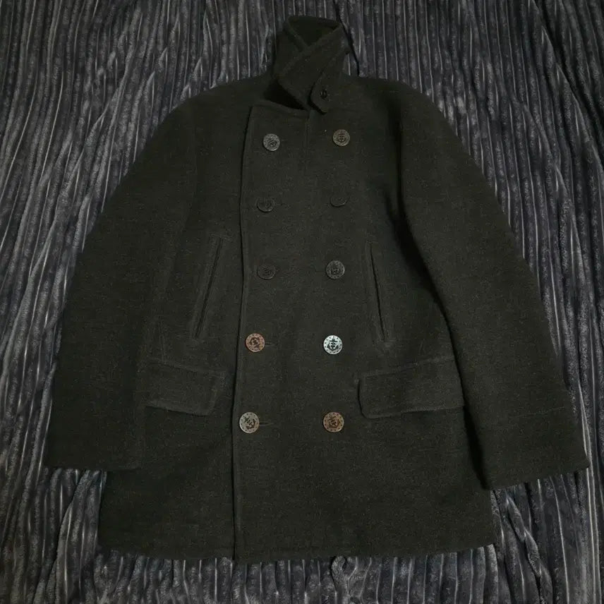 [BUNJANG] Polo Academy Wool Peacoat Black L / 폴로 울100 아카데미 피코트 블랙 L(105)