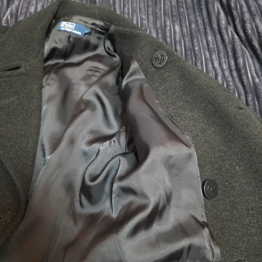 [BUNJANG] Polo Academy Wool Peacoat Black L / 폴로 울100 아카데미 피코트 블랙 L(105)
