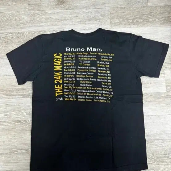 [BUNJANG] Supreme Bruno Mars 24K World Tour T-shirt / 슈프림 브루노마스 24K 월드투어 티셔츠