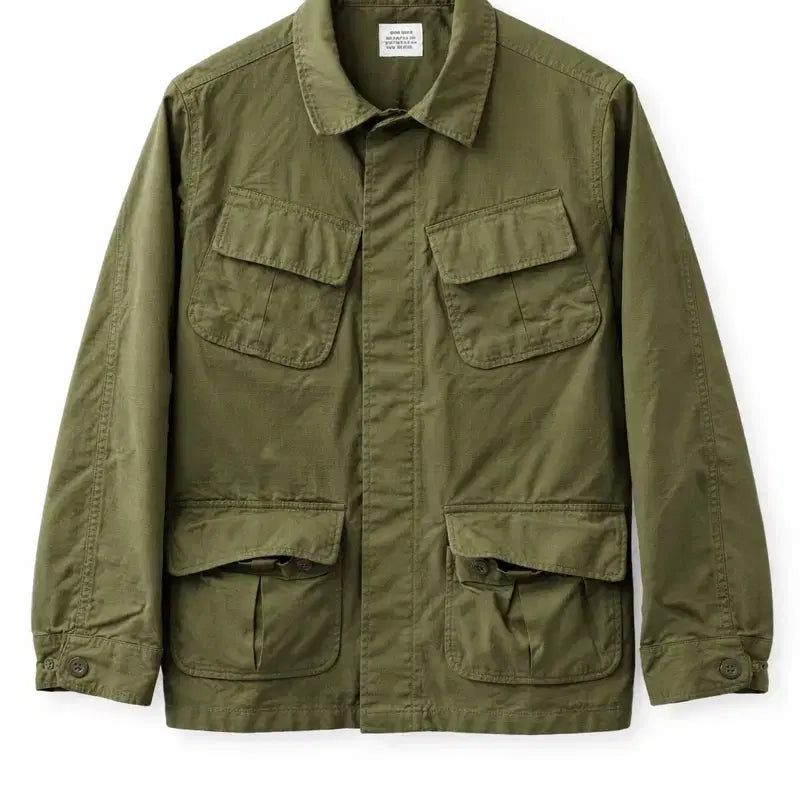 [BUNJANG] US Military OG-107 Jungle Jacket Ripstop M-R / 미군 베트남전 OG-107 정글자켓 립스탑 M-R