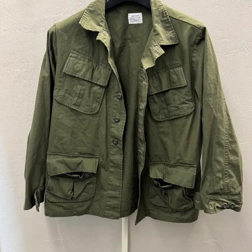 [BUNJANG] US Military OG-107 Jungle Jacket Ripstop M-R / 미군 베트남전 OG-107 정글자켓 립스탑 M-R