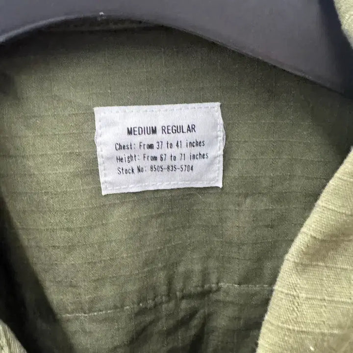 [BUNJANG] US Military OG-107 Jungle Jacket Ripstop M-R / 미군 베트남전 OG-107 정글자켓 립스탑 M-R