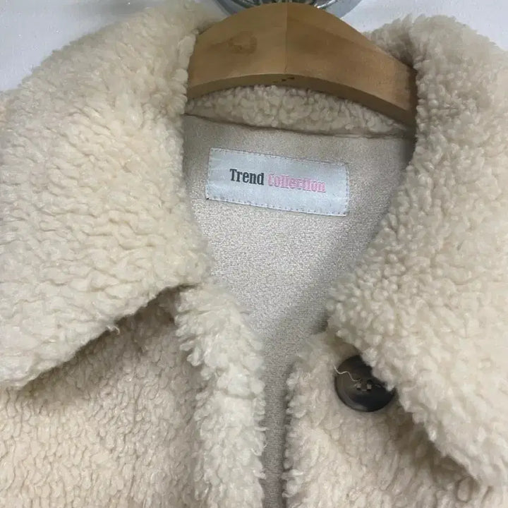 [BUNJANG] Trend Collection Oversized Oatmeal Sherpa Short Coat / 트렌드컬렉션 빅사이즈 뽀글이 숏코트 66~77~88
