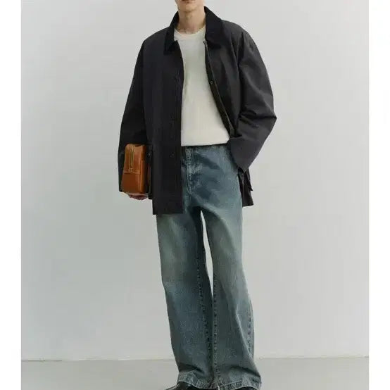 [BUNJANG] Dunst Cotton Chore Jacket Navy M / 26ss 던스트 공용 코튼 초어 자켓 네이비M