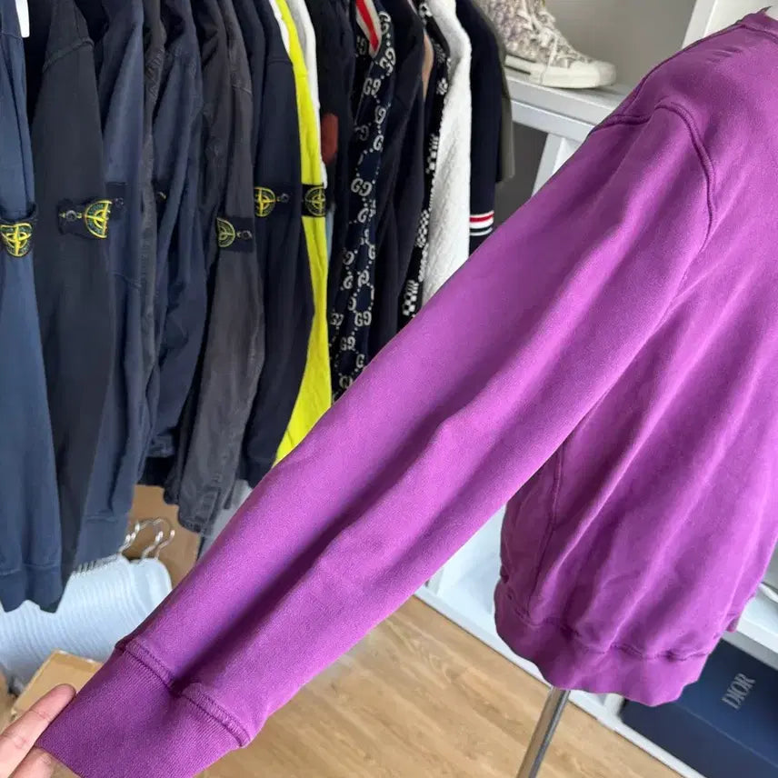 [BUNJANG] Stone Island Purple XL Crewneck Sweatshirt / [새상품급,xl] 스톤아일랜드 퍼플 맨투맨