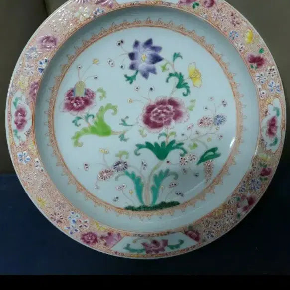 [BUNJANG] Qing Dynasty Guangxu Emperor Porcelain Dish / 이벤트/청.광서제.기물/모란.국화문.대반