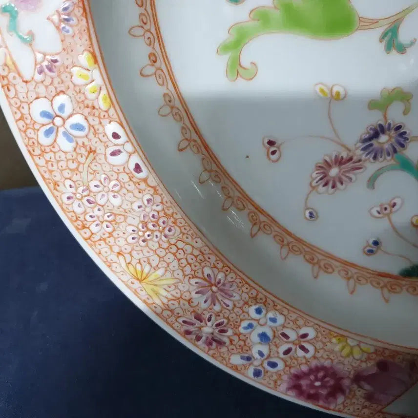 [BUNJANG] Qing Dynasty Guangxu Emperor Porcelain Dish / 이벤트/청.광서제.기물/모란.국화문.대반