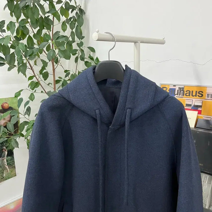 [BUNJANG] Solid Homme Hooded Wool Coat 48 / 솔리드옴므 후드 울코트 48