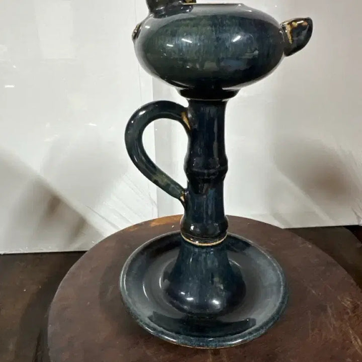 [BUNJANG] Song Dynasty Black Glazed Oil Lamp / 송 흑유 등잔