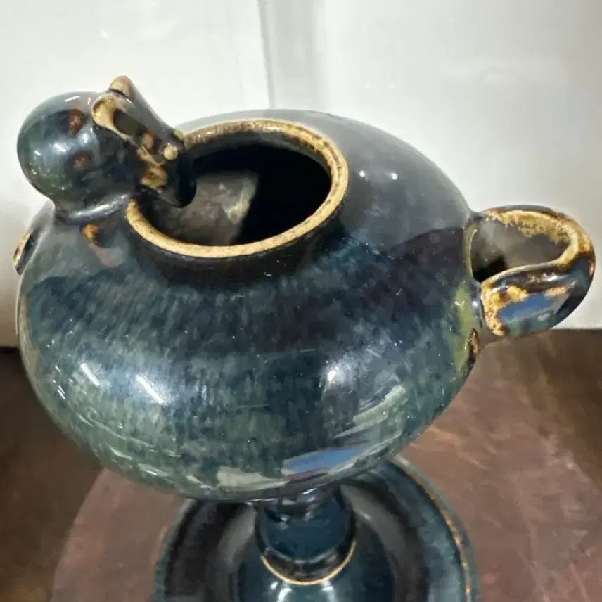[BUNJANG] Song Dynasty Black Glazed Oil Lamp / 송 흑유 등잔