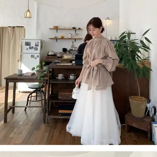 [BUNJANG] Bicini Blouse / 바이씨니 아름블라우스