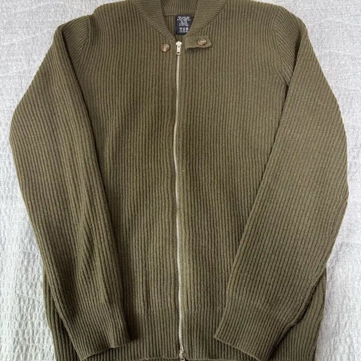 [BUNJANG] Stussy Olive Zip-Up Sweater / 빈티지 STUSSY 스투시 짚업스웨터 올리브