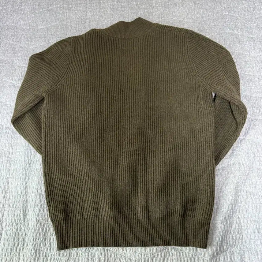 [BUNJANG] Stussy Olive Zip-Up Sweater / 빈티지 STUSSY 스투시 짚업스웨터 올리브
