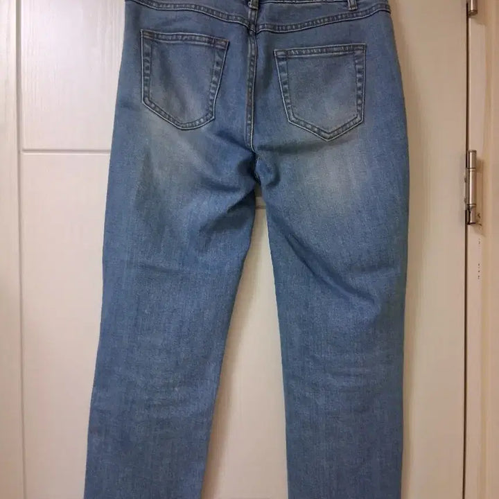 [BUNJANG] Benetton Denim Jeans / 베네통 데미지 워싱 데님 청바지