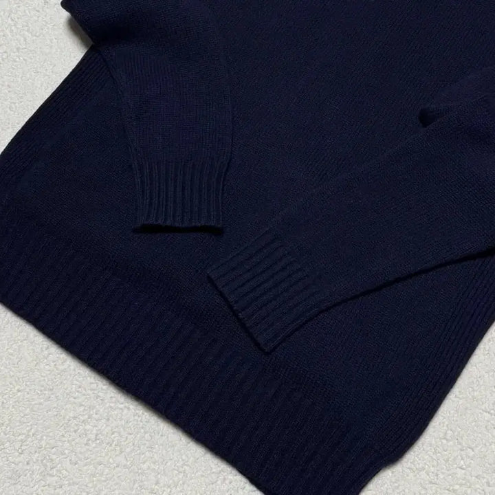 [BUNJANG] Polo Ralph Lauren Navy Big Pony Knit Zip-up / 폴로 랄프로렌 네이비 빅포니 니트 집업