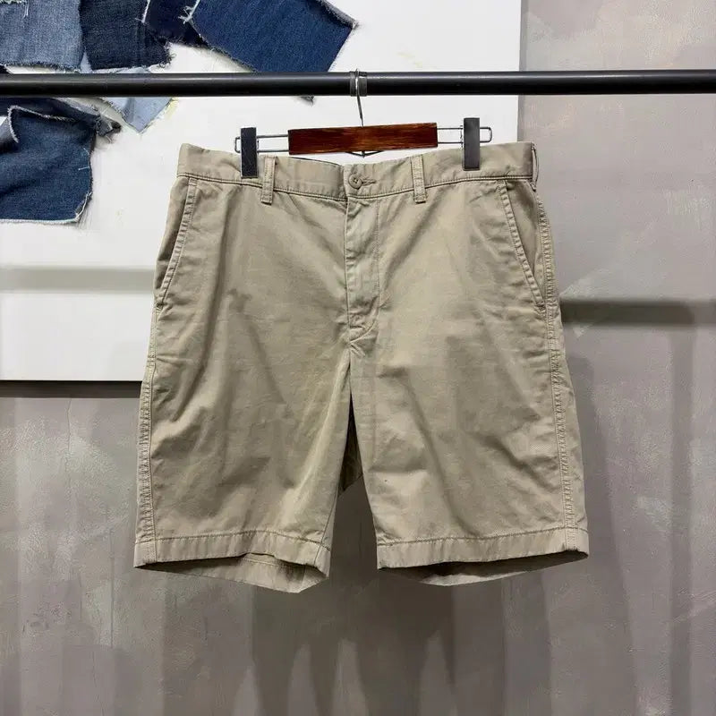 [BUNJANG] Uniqlo Bermuda Cotton Shorts 34-inch / (34인치) 유니클로 캐주얼 버뮤다 코튼 숏팬츠 면 반바지
