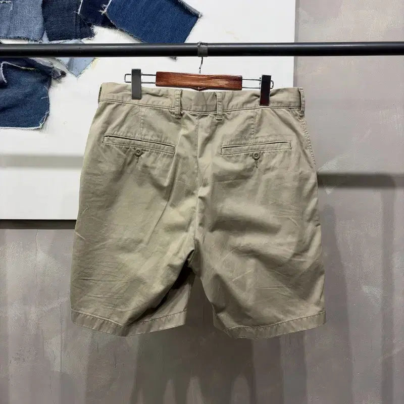 [BUNJANG] Uniqlo Bermuda Cotton Shorts 34-inch / (34인치) 유니클로 캐주얼 버뮤다 코튼 숏팬츠 면 반바지
