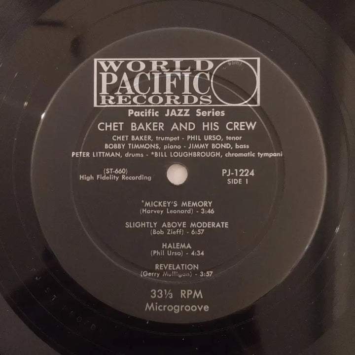 [BUNJANG] Chet Baker Original Jazz LP / ORIGINAL JAZZ LP - CHET BAKER