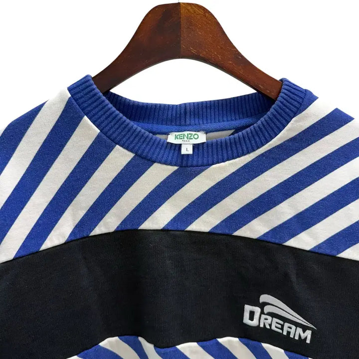 [BUNJANG] Kenzo Blue Pattern Sweatshirt / [L] 겐조 블루 패턴 맨투맨