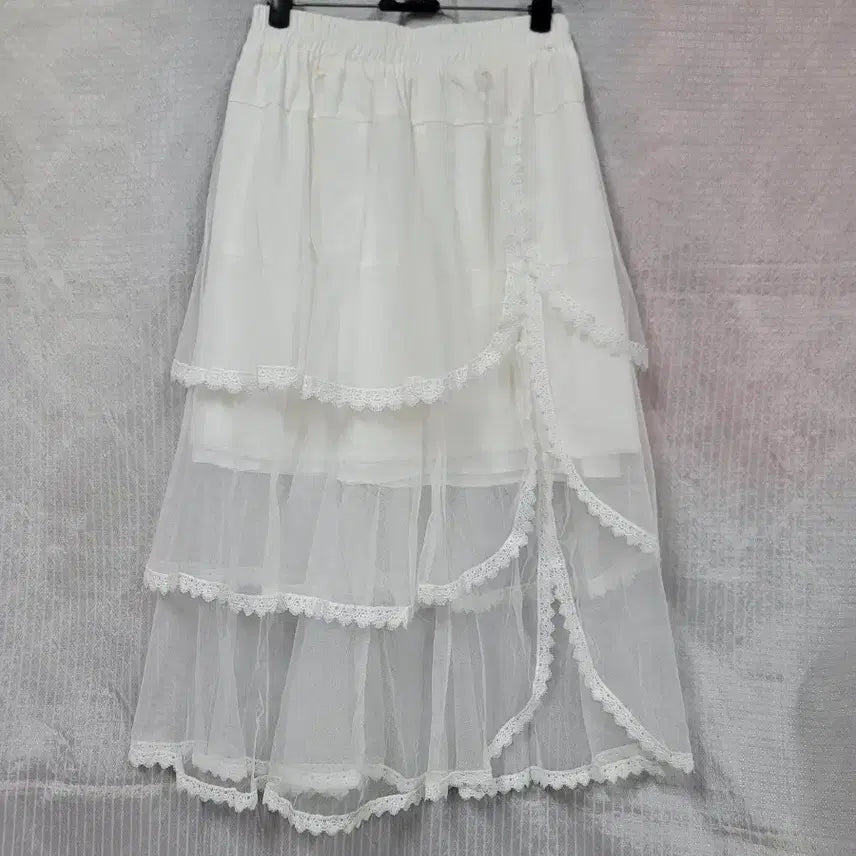 [BUNJANG] Mesh Skirt / 망사치마
