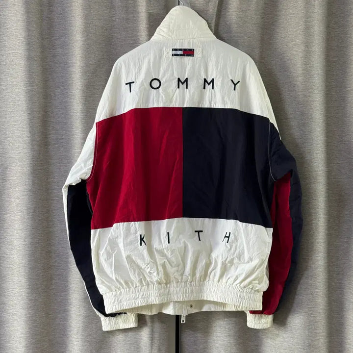 [BUNJANG] Tommy Hilfiger Kith Track Jacket White / [L] 타미힐피거 kith 트랙 자켓 화이트